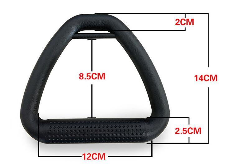 Versatile Ring Fitness Home device in durable ABS material, ideal for indoor and outdoor suspension training on bars or pipes.