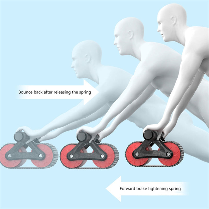 Double Wheel Abdominal Exerciser null