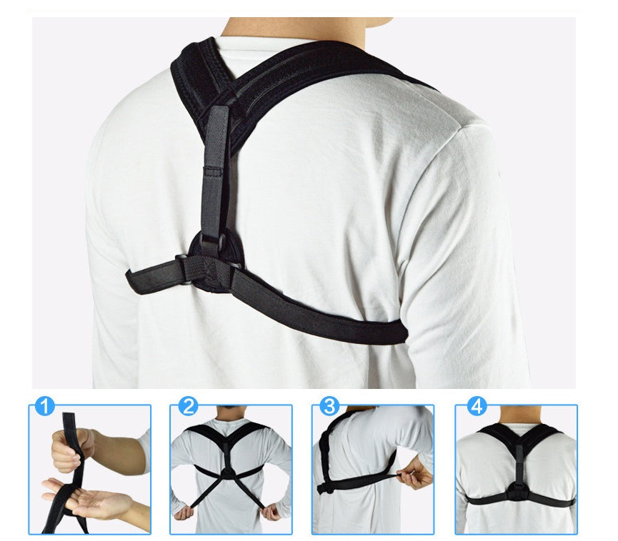 Medical Clavicle Posture Corrector Lower Back Correction Strap null