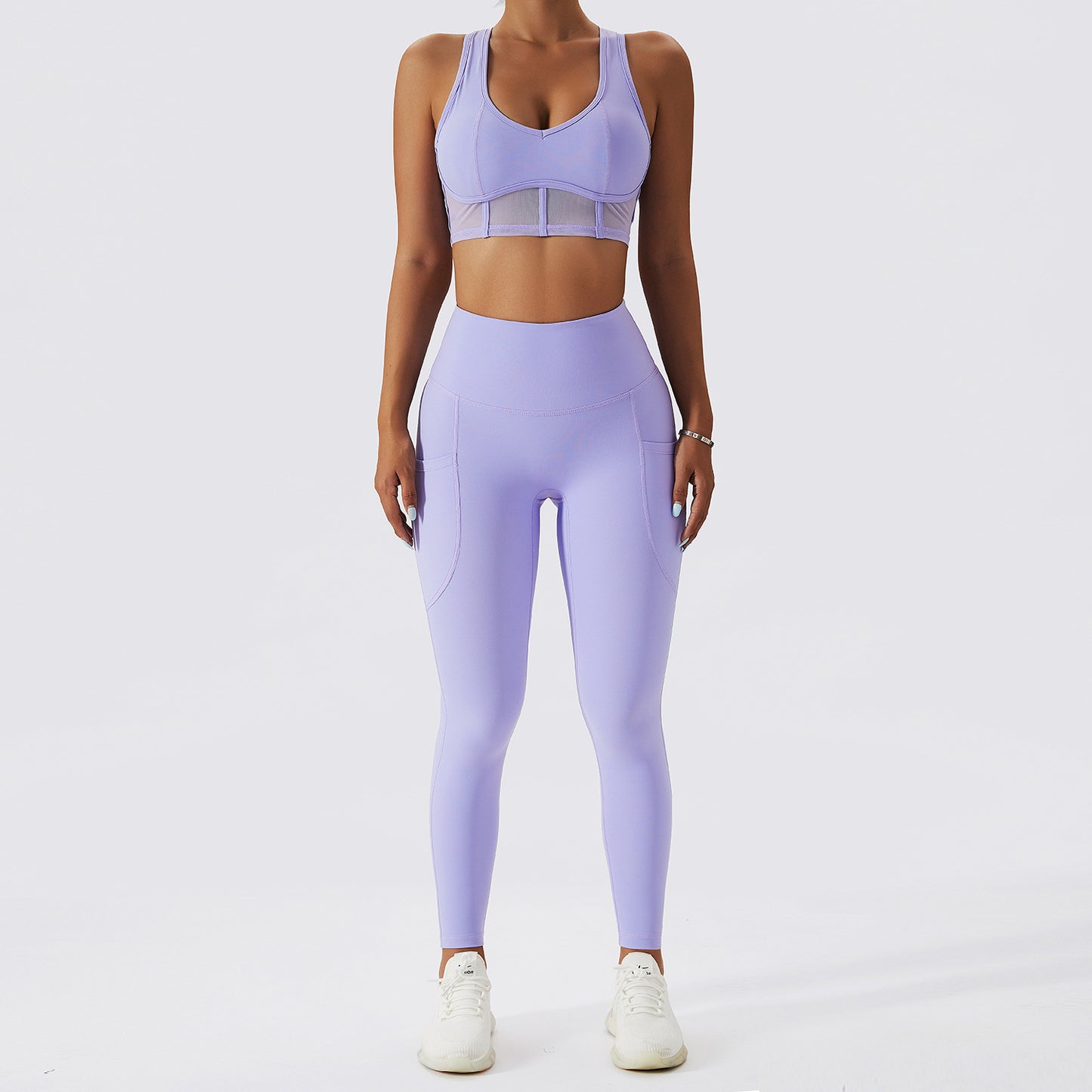 High-waist band offering optimal compression for support and comfort