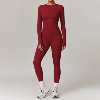 Tight-fitting Brushed Yoga Suit Quick-drying Fitness Clothes null