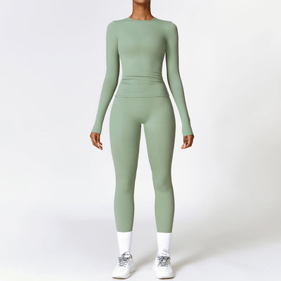 Tight-fitting Brushed Yoga Suit Quick-drying Fitness Clothes null
