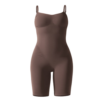 High Elastic Jumpsuit Shorts Sports Running Fitness Clothes Women null