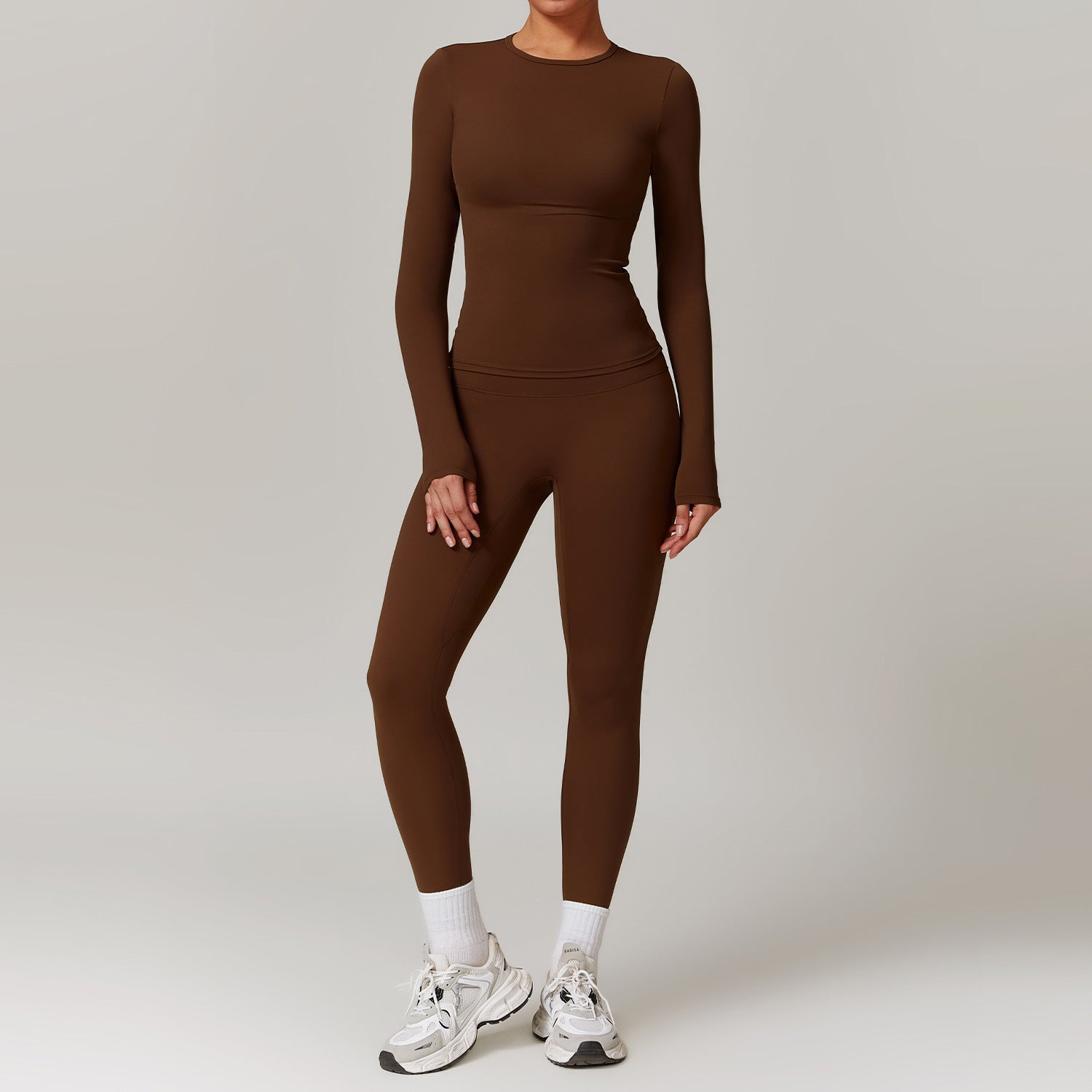 Tight-fitting Brushed Yoga Suit Quick-drying Fitness Clothes null