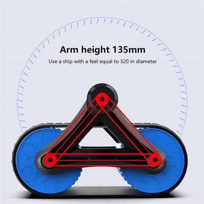 Double Wheel Abdominal Exerciser null