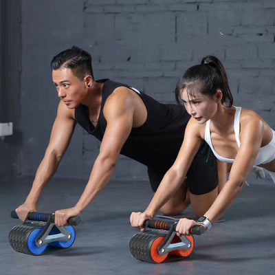 Double Wheel Abdominal Exerciser null