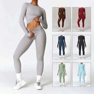 Tight-fitting Brushed Yoga Suit Quick-drying Fitness Clothes null
