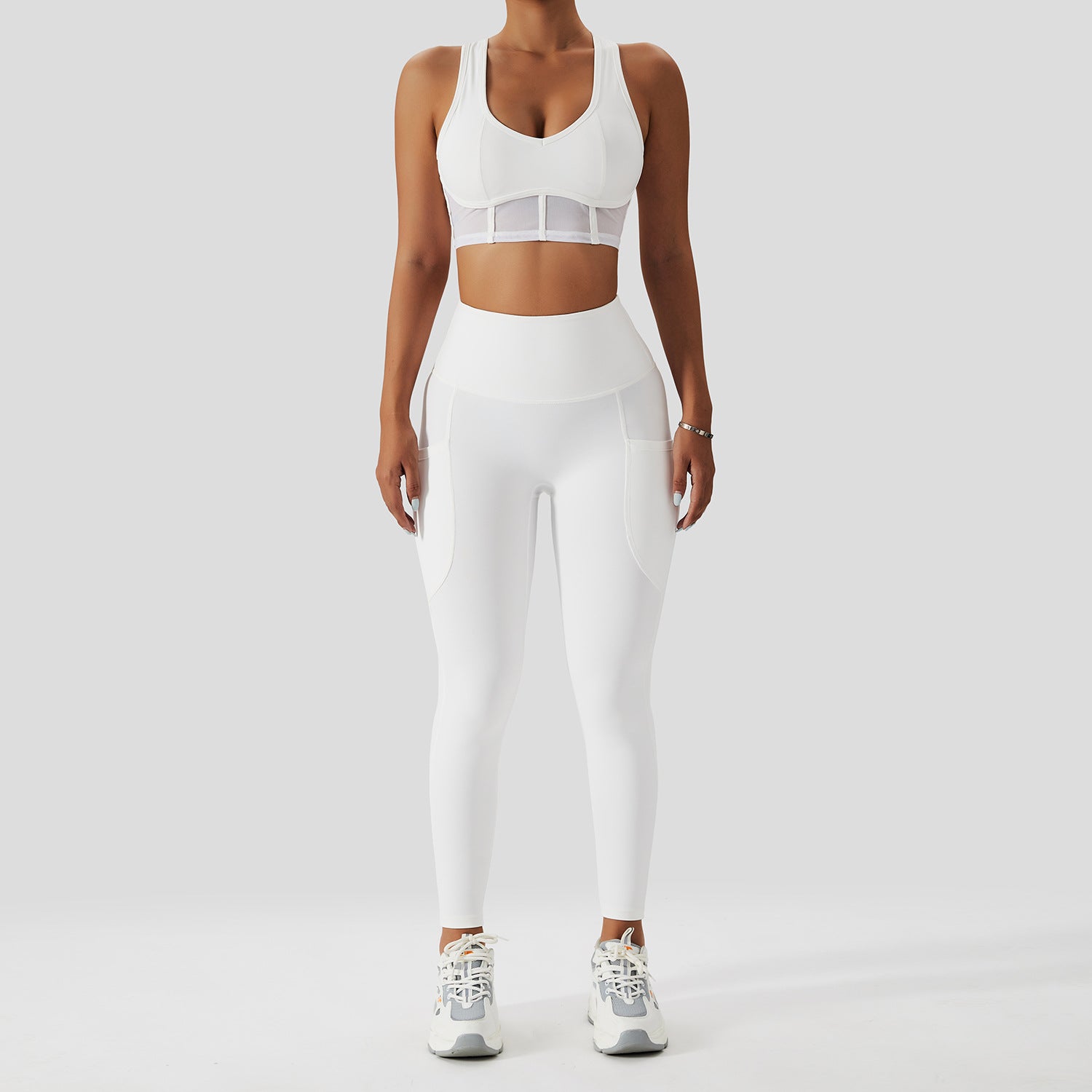 High-waist band offering optimal compression for support and comfort