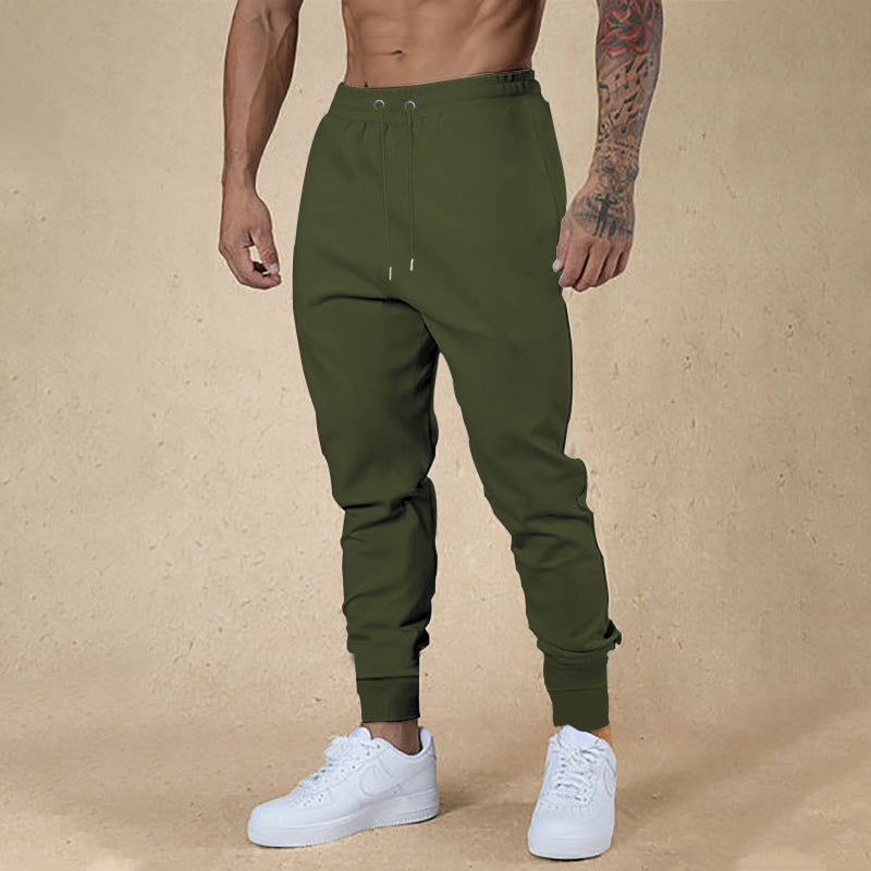 European And American Ankle-tied Men's Fitness Casual Pants