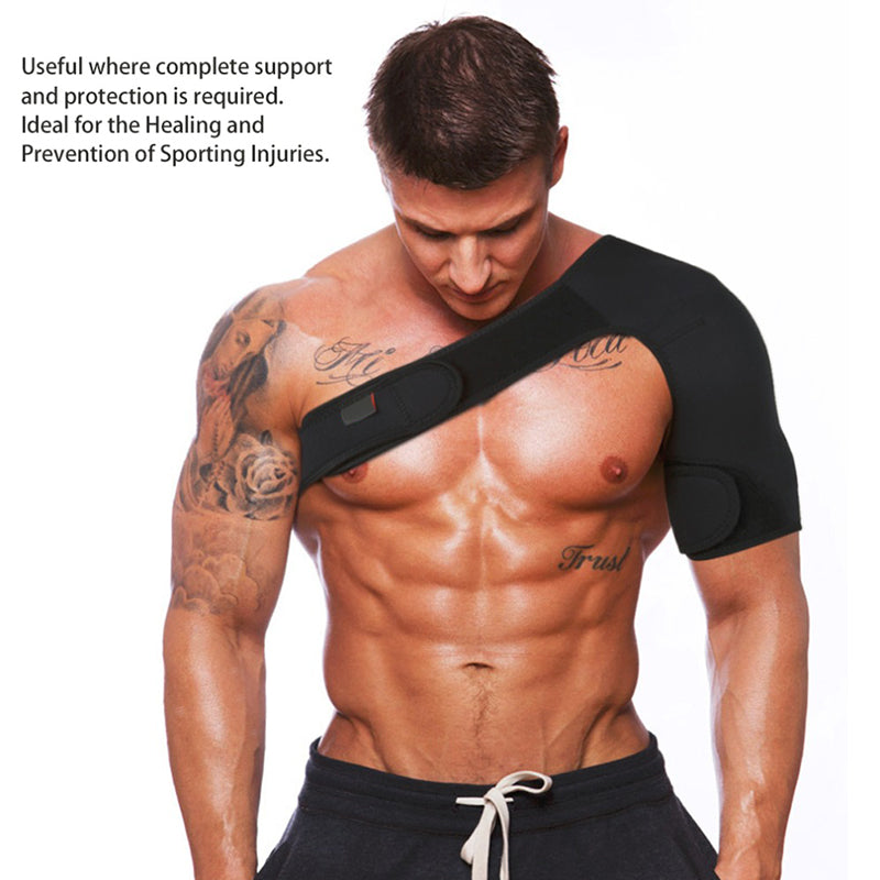 Neoprene Shoulder Support Brace Protector for Joint Pain Dislocation Injury Arthritis - Reem’s Fitness Store