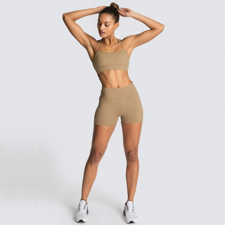 Summer New Womens Clothing Solid Color Fitness Sports Short Set - Reem’s Fitness Store