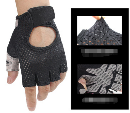 Half-finger fitness gloves - Reem’s Fitness Store