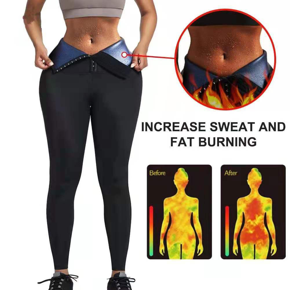 Sauna Long Pants Fitness Exercise Hot Thermo Sweat Leggings Training Slimming Pant - Reem’s Fitness Store