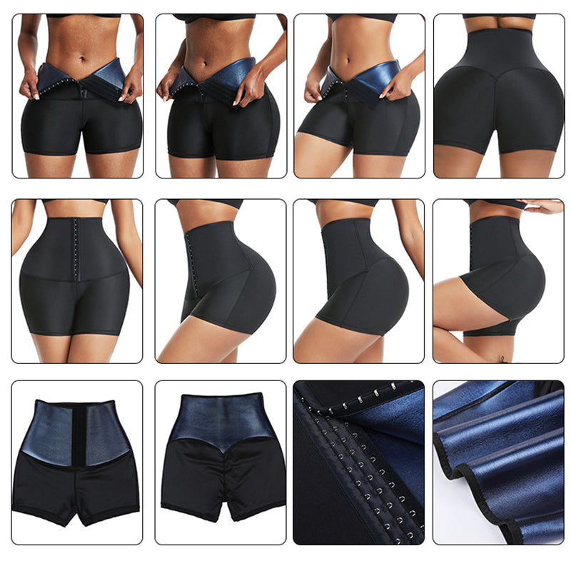 Slimming Pants Waist Trainer Shapewear Tummy Hot Thermo Sweat Leggings Fitness Workout Sweat Sauna Pants Body Shaper - Reem’s Fitness Store