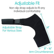 Neoprene Shoulder Support Brace Protector for Joint Pain Dislocation Injury Arthritis - Reem’s Fitness Store