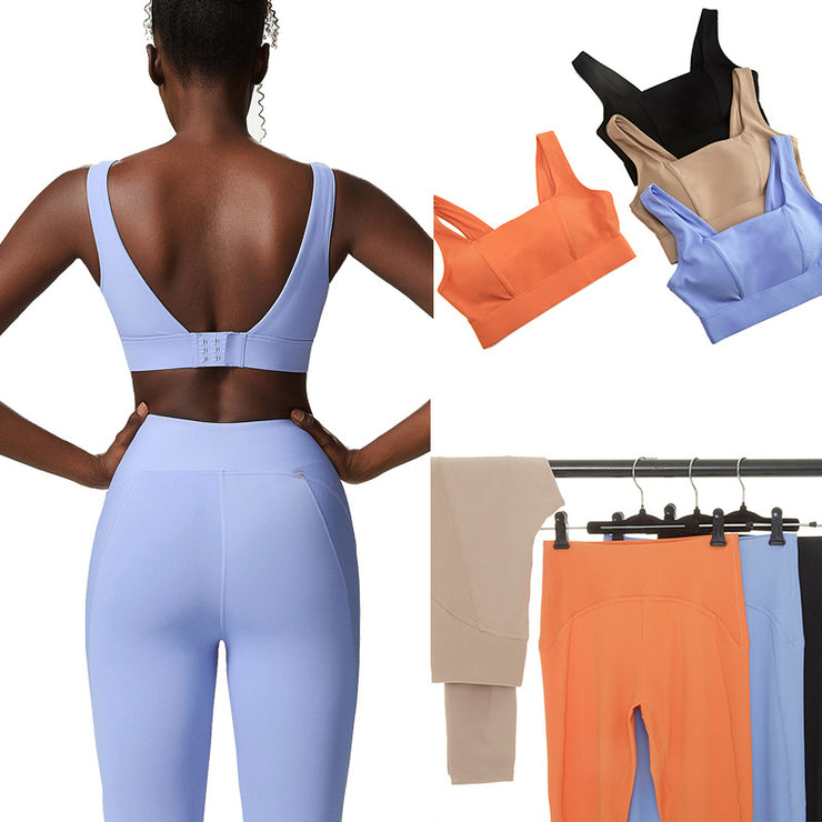 Women's Yoga Clothing Suits Nude Fitness Clothing - Reem’s Fitness Store