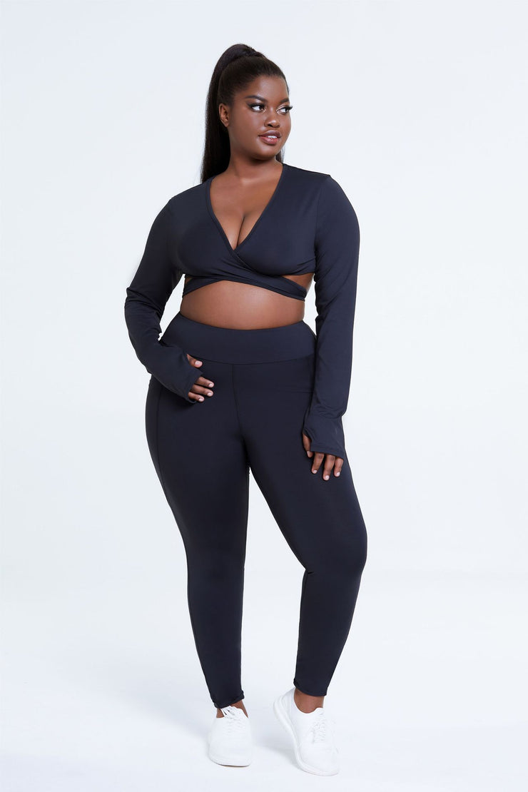 Summer Plus Size Women's Sports Fitness Yoga Clothes Two-piece Suit - Reem’s Fitness Store