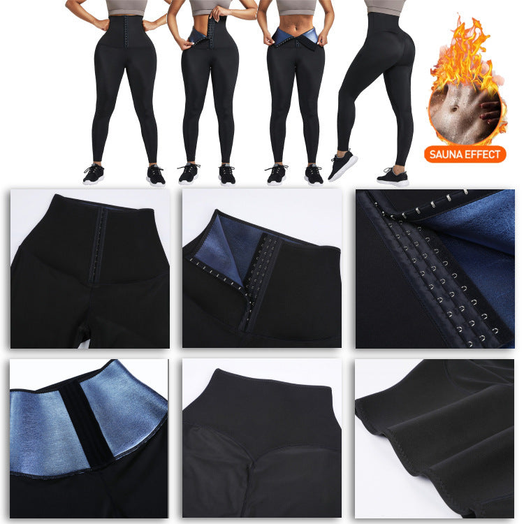 Sauna Long Pants Fitness Exercise Hot Thermo Sweat Leggings Training Slimming Pant - Reem’s Fitness Store