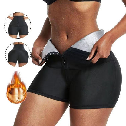 Slimming Pants Waist Trainer Shapewear Tummy Hot Thermo Sweat Leggings Fitness Workout Sweat Sauna Pants Body Shaper - Reem’s Fitness Store