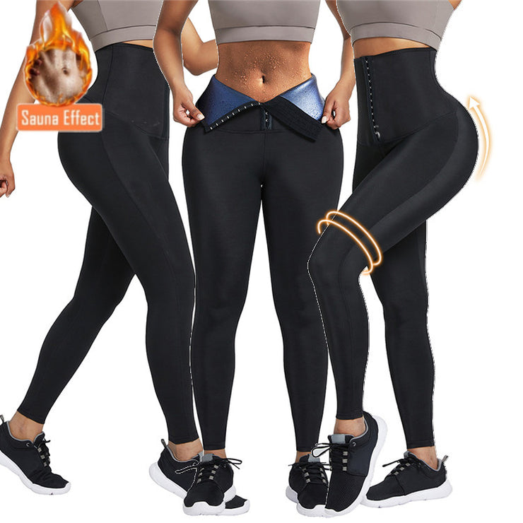 Sauna Long Pants Fitness Exercise Hot Thermo Sweat Leggings Training Slimming Pant - Reem’s Fitness Store